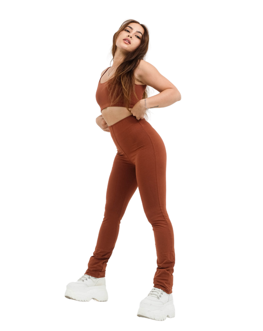 Basic Long pants in mocha