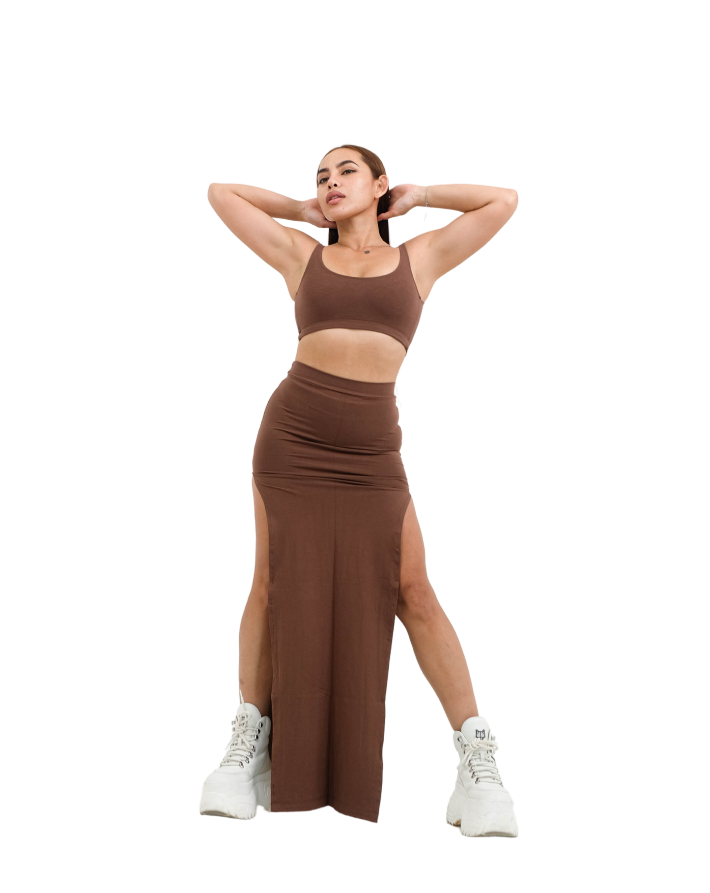 Basic skirt in Cocoa