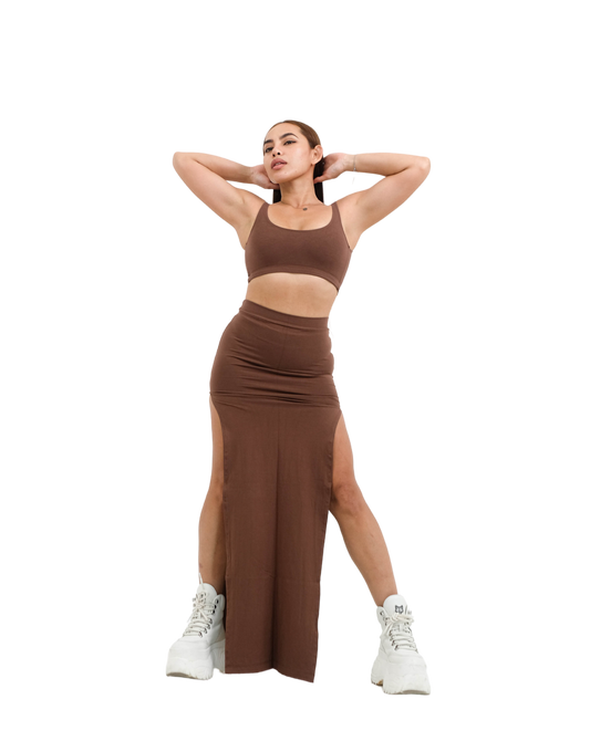 Basic skirt in Cocoa